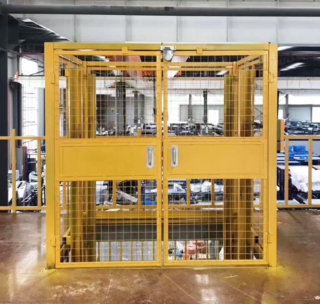 仙桃智能导轨式升降机亮相