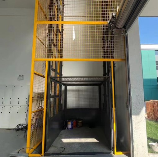 仙桃导轨式升降机助力物流园破解运输难题